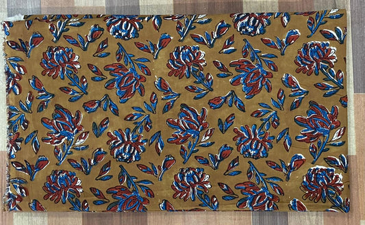 Syahi & Begar (Natural Color) Hand Block Printing Fabric