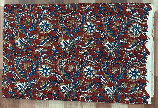 Syahi & Begar (Natural Color) Hand Block Printing Fabric