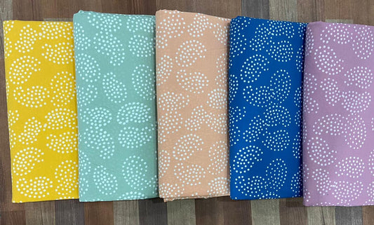 White Khari Hand Block Printing Fabric