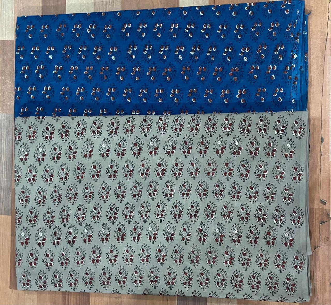 Natural Indigo & Kashish Block Printing Fabric