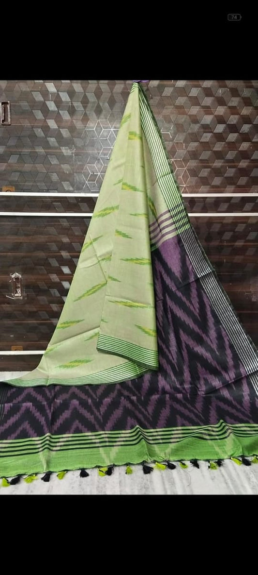 Handwoven Ikkat Design Saree