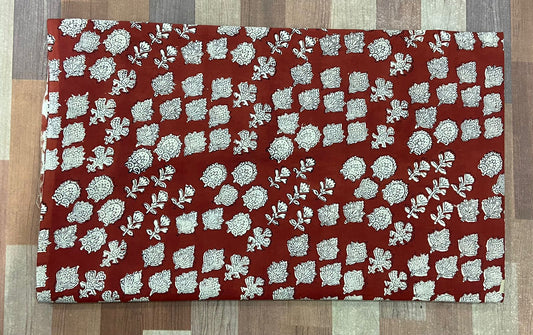 Syahi & Begar (Natural Color) Hand Block Printing Fabric