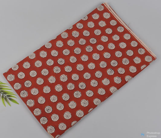 Syahi & Begar (Natural Color) Hand Block Printing Fabric