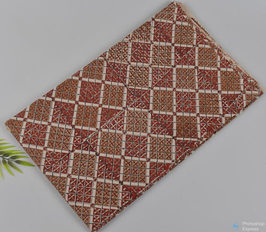 Syahi & Begar (Natural Color) Hand Block Printing Fabric
