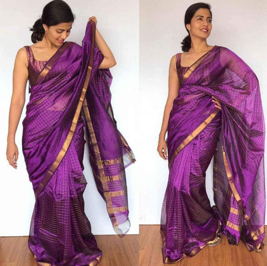 Mangalagiri Silk Blended Saree