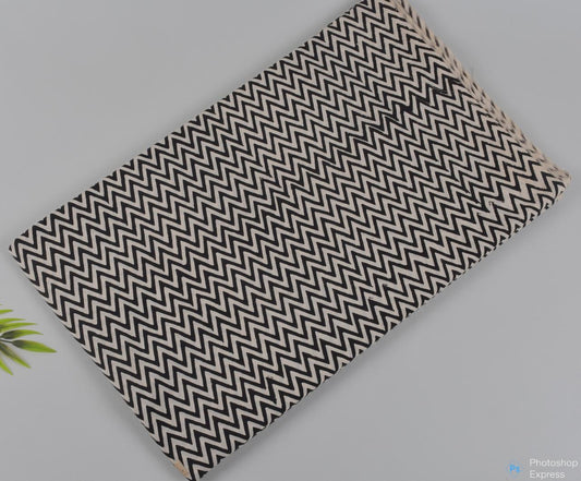 Syahi & Begar (Natural Color) Hand Block Printing Fabric