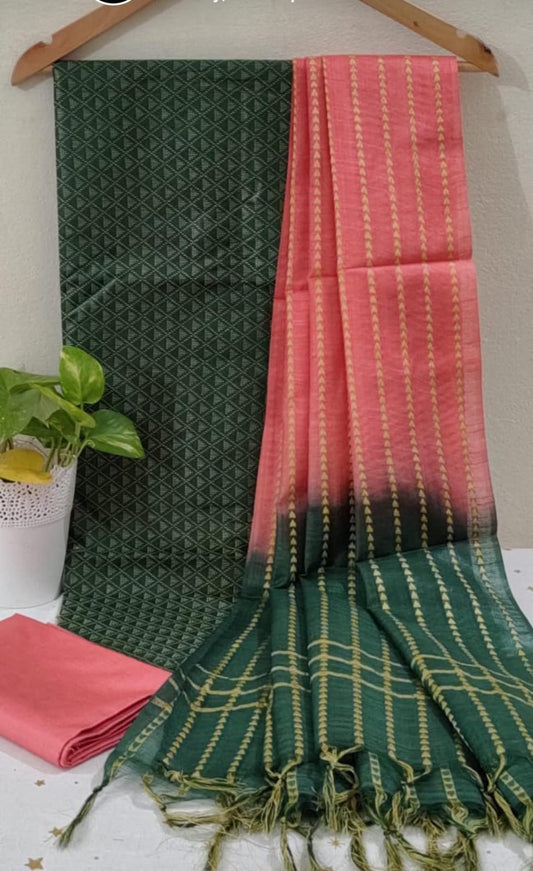 Silk Blended Unstitched Set