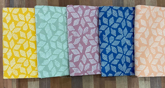 White Khari Hand Block Printing Fabric