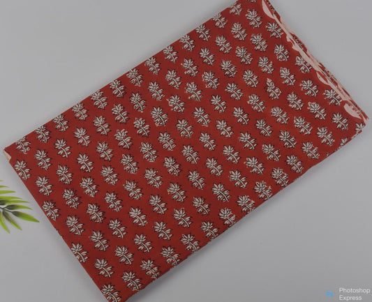 Syahi & Begar (Natural Color) Hand Block Printing Fabric