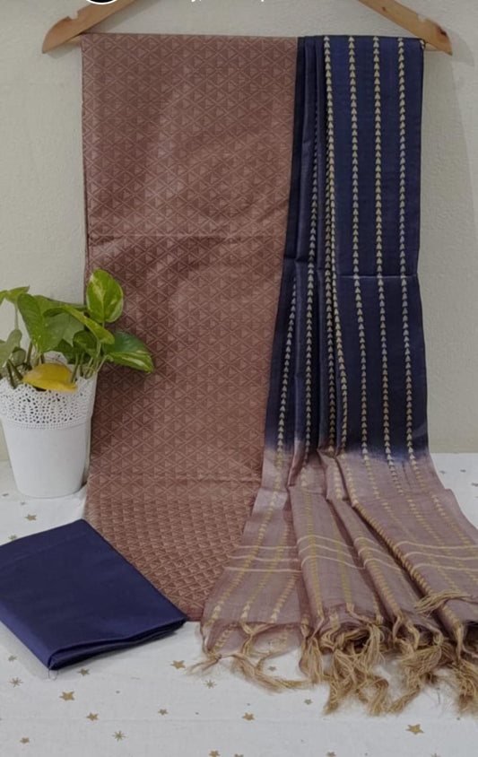 Silk Blended Unstitched Set