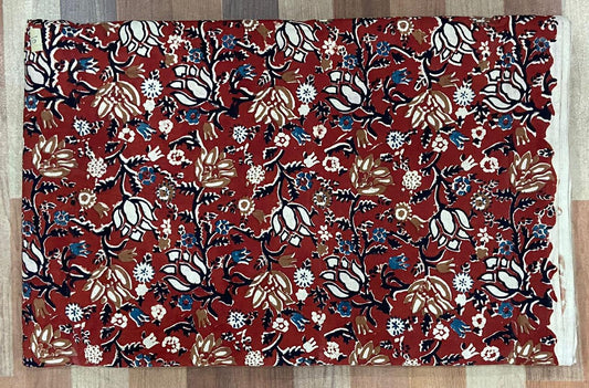 Syahi & Begar (Natural Color) Hand Block Printing Fabric