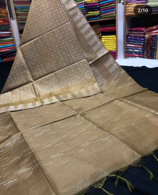 Katali Checks Silk Blended Saree