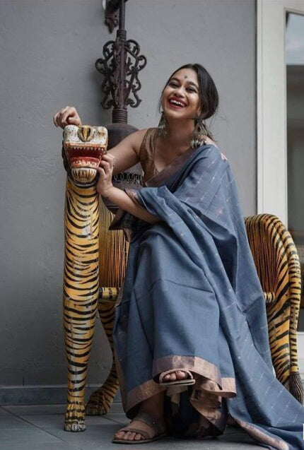 Kota Silk With Viscose Blend Saree