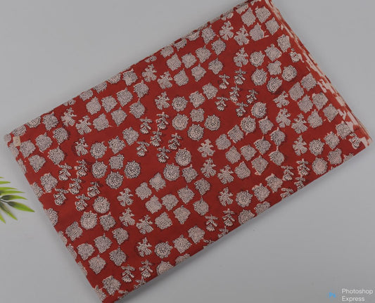 Syahi & Begar (Natural Color) Hand Block Printing Fabric