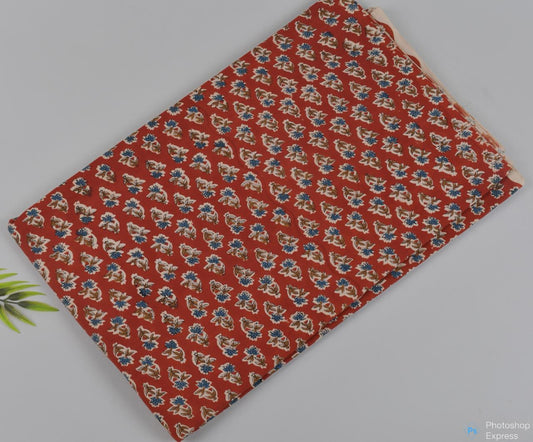Syahi & Begar (Natural Color) Hand Block Printing Fabric