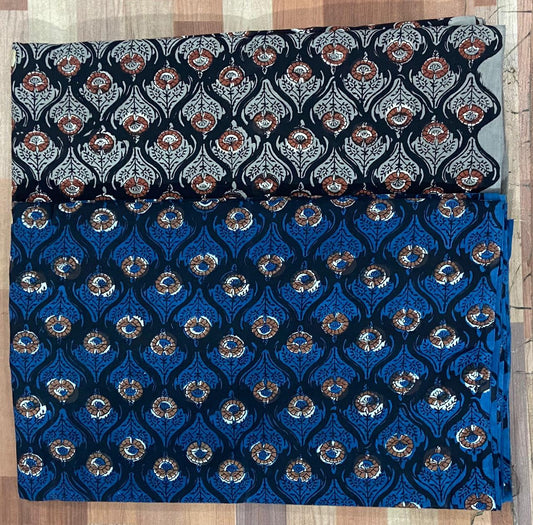 Natural Indigo & Kashish Block Printing Fabric