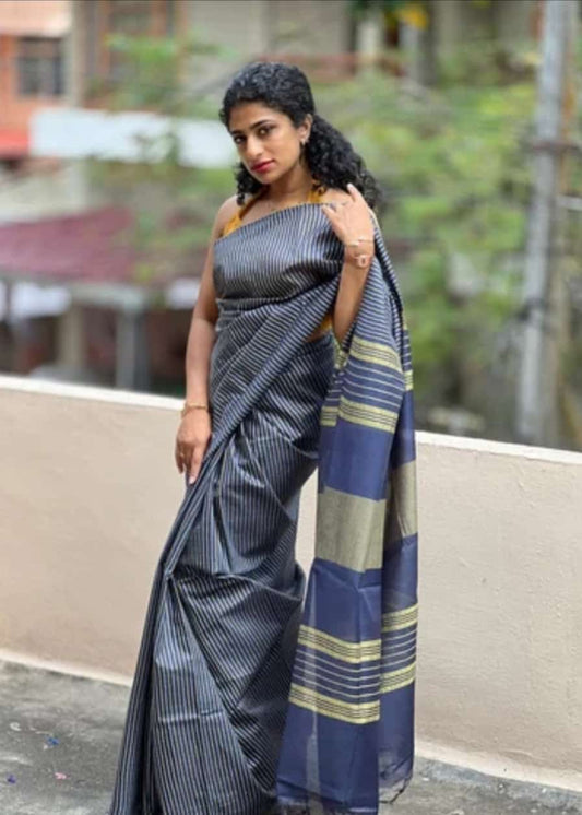 Dobby Design Silk Blended Saree