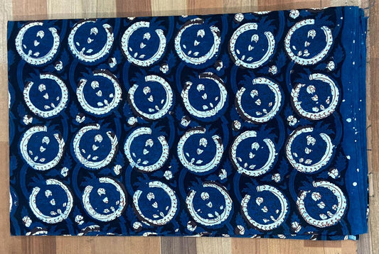 Natural Indigo & Kashish Block Printing Fabric