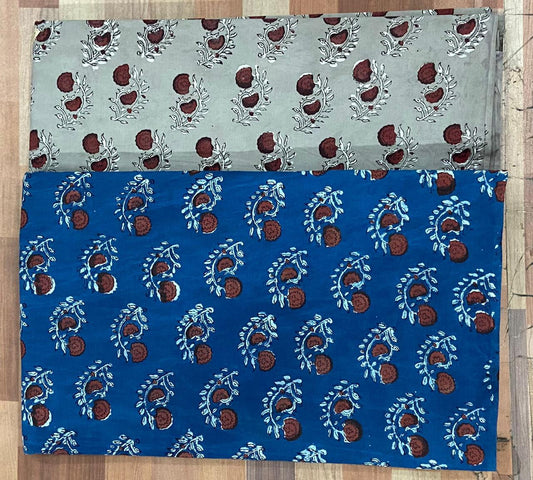 Natural Indigo & Kashish Block Printing Fabric