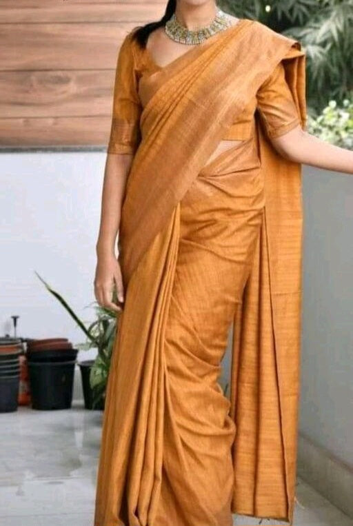 Kota Silk & Viscose Blend Saree with 3" Zari
