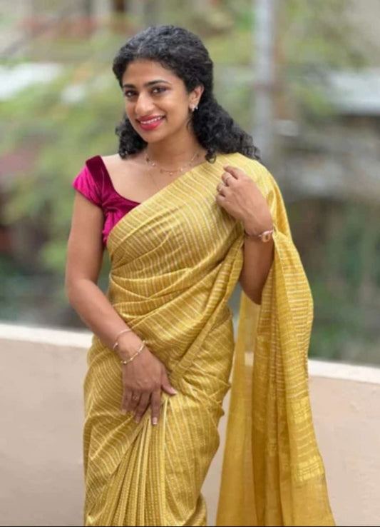 Dobby Design Silk Blended Saree